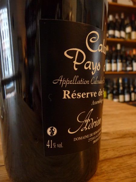 Calvados Pays d`Auge "Réserve de Semainville" 25 ans